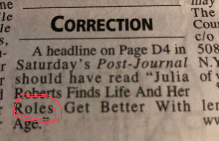 Although the newspaper later published a correction (but not an apology), the damage is done and this small town publication has suddenly gone global. People just could not miss an opportunity like that to troll the writers and editors of this newspaper agency.