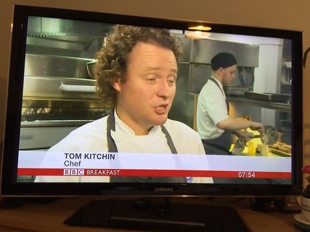 funny name computer monitor - Tom Kitchin Chef Bbc Breakfast Samsung
