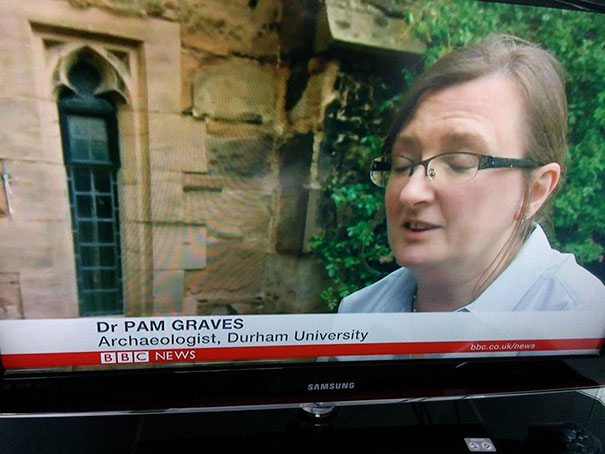 funny name people with names that match their job - Dr Pam Graves Archaeologist, Durham University Bbc News bbc.co.uknews Samsung