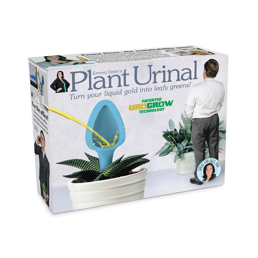 prank gift boxes - Plant Urinal Turn your liquid gold into leafy greens! Patented Urugrow Technology Galstod Ocat For