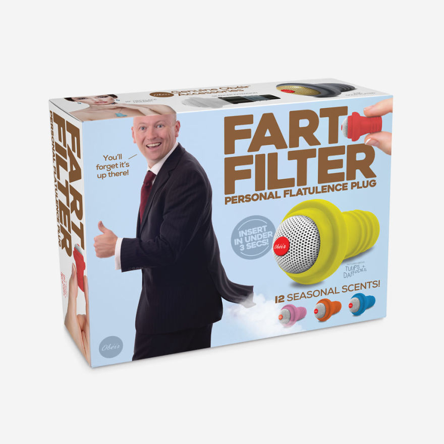 onion fake gift boxes - You'll Fart Filter forget it's up there! Personal Flatulence Plug Insert In Undera Olet 12 Seasonal Scents! Ober
