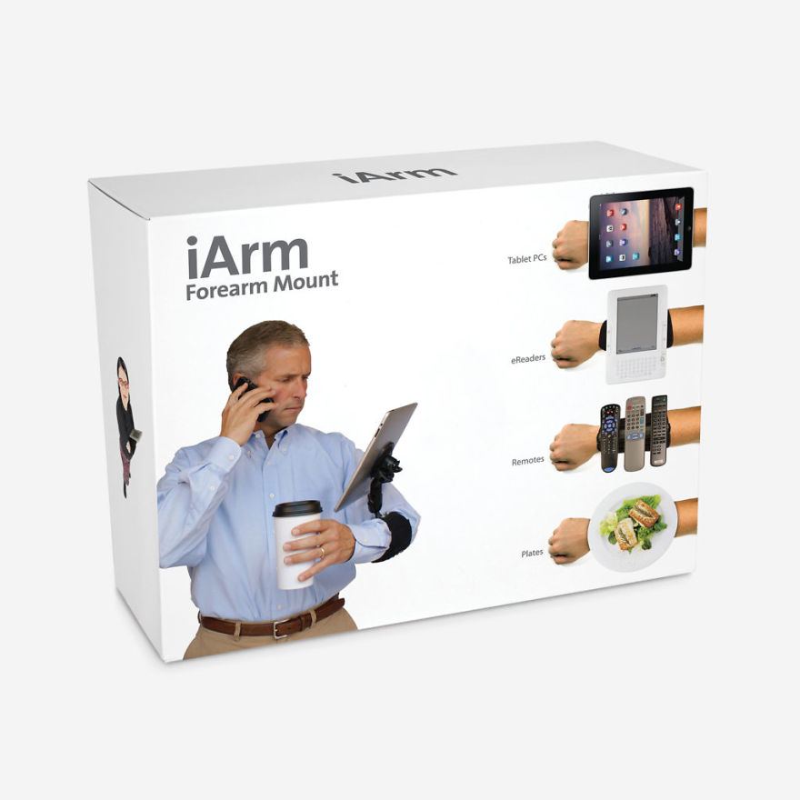 prank pack - i Arm Tablet Pcs Forearm Mount eReaders Remotes Plates