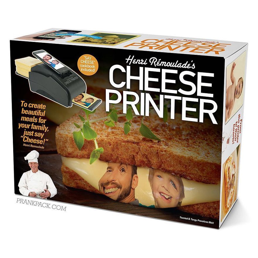 cheese printer - "Say Cheese cookbook induded! Henri Rmoulade's Deese Primer Cheese Printeri To create beautiful meals for your family, just say "Cheese! Avon Henri Remoulade Prankpack.Com Toasted & Tangy Provolone Molt