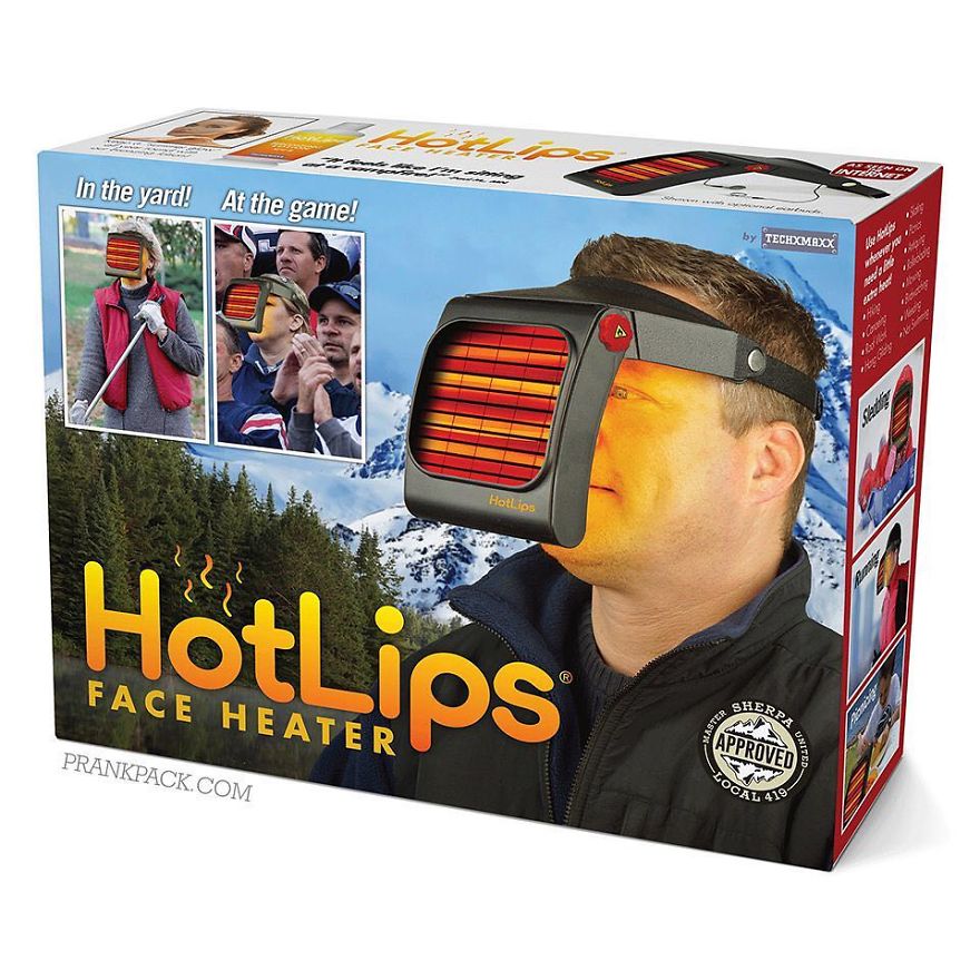 hot lips face heater - In the yard! At the game! Techxmaxx Hotlips Hotlips Face Heater Shers Prankpack.Com United En Local 4419