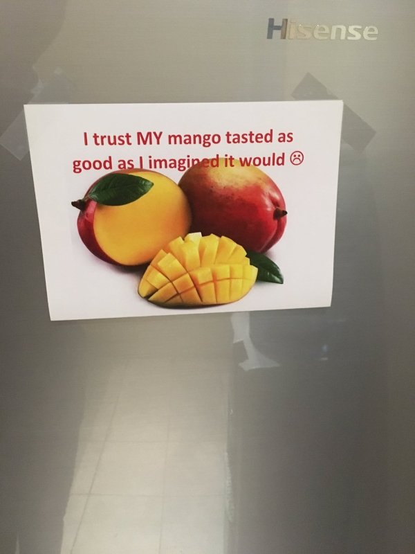 fruit - Hisense I trust My mango tasted as good as I imagined it would