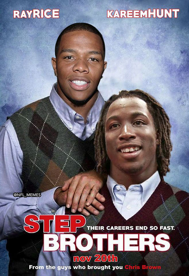 ray rice kareem hunt step brothers - Rayrice Kareemhunt S Their Careers End So Fast. Tep Their Careers End So Fast. Brothers nov 20th From the guys who brought you Chris Brown
