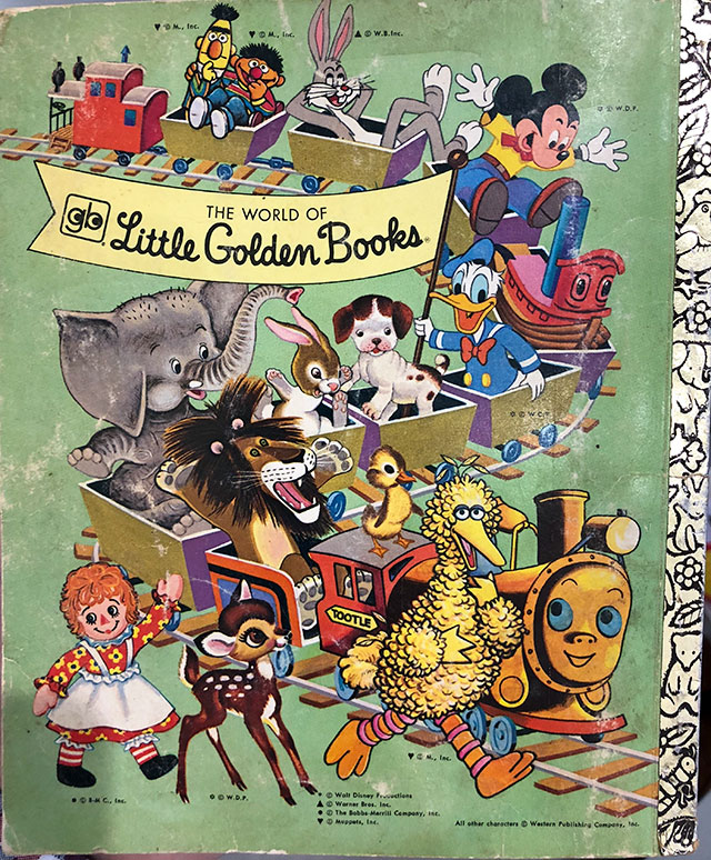 little golden books - 96 Little Golden Books Tootle A Wat het westen Warner Bros lec The Bobbe Merrill Compey, Isc. ul, M All other characters Western b y Camper