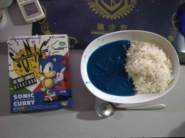 sonic the hedgehog curry