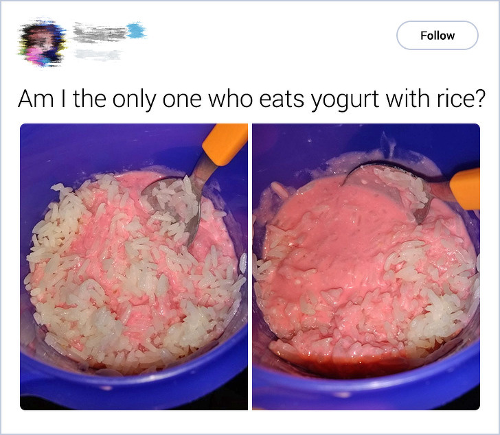 ice cream - Am I the only one who eats yogurt with rice?