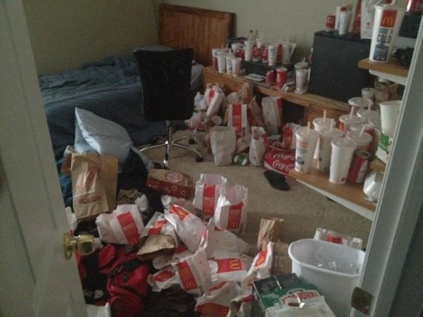 This poor guy who thought his apartment smelled a lot like McDonalds.