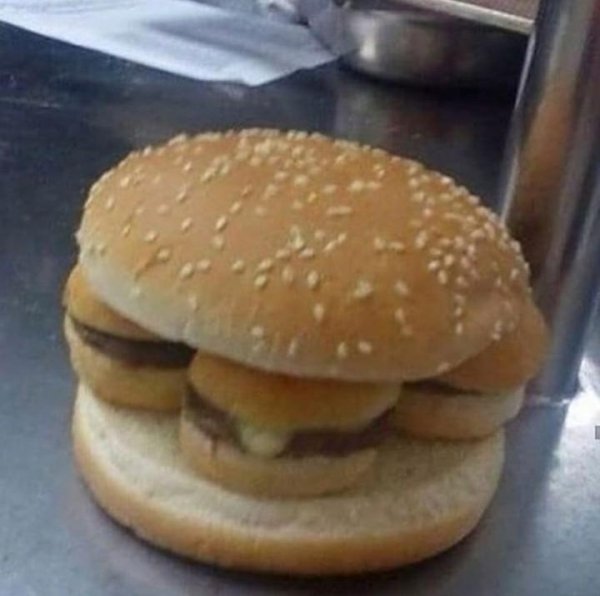 cursed burger