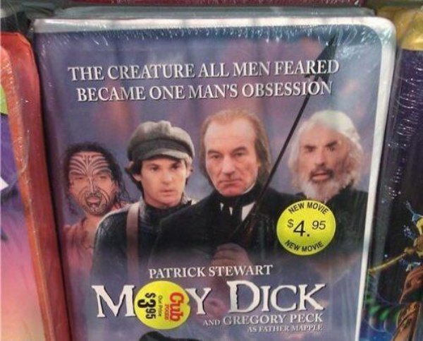 naughty bad sticker placement - The Creature All Men Feared Became One Man'S Obsession Few Modo $4 95 Tew Movie Patrick Stewart My Dick And Gregory Peck Is Eather Mappie