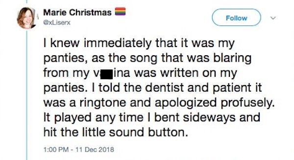 Woman Shares Her Hilarious Story About The Time She Wore Musical Panties To Work