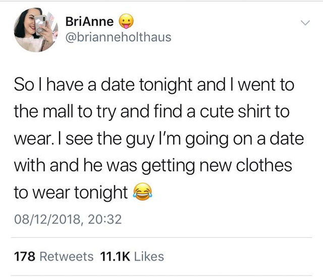 damn white people and their shuffles deck - BriAnne Sol have a date tonight and I went to the mall to try and find a cute shirt to wear. I see the guy I'm going on a date with and he was getting new clothes to wear tonight 08122018, 178
