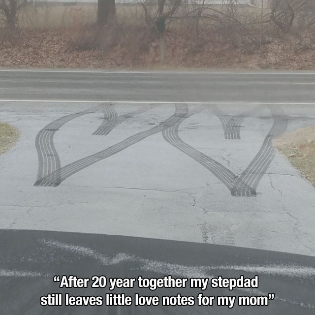 asphalt - Beint "After 20 year together my stepdad still leaves little love notes for my mom