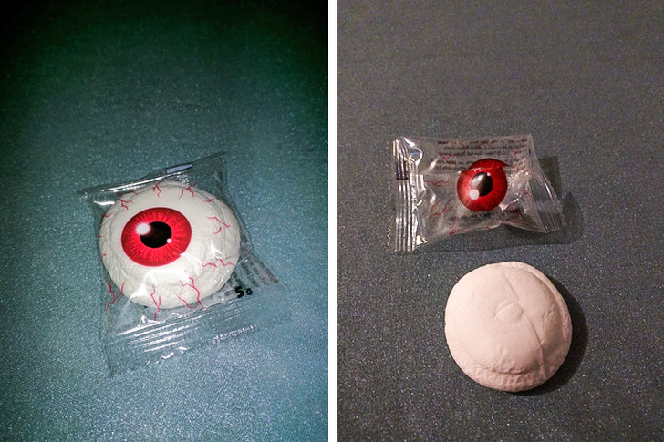 “I needed some edible eyeballs for a Halloween party snack. These were inside a larger bag.”