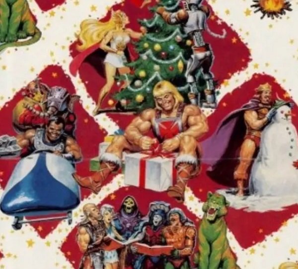 he man wrapping paper