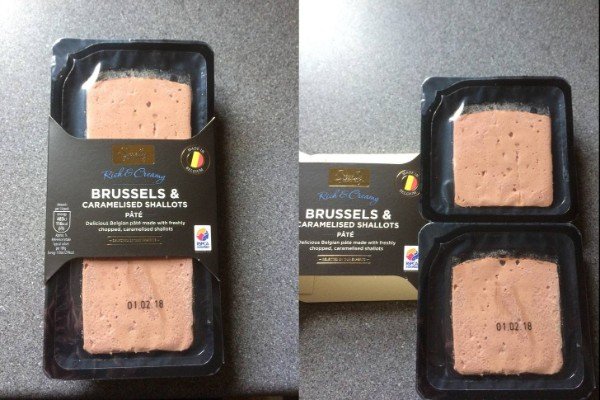 packaging tricks - Brussels & Caramelised Shallots Pate Betails Brussels & Caramelised Shallots 01.02.18