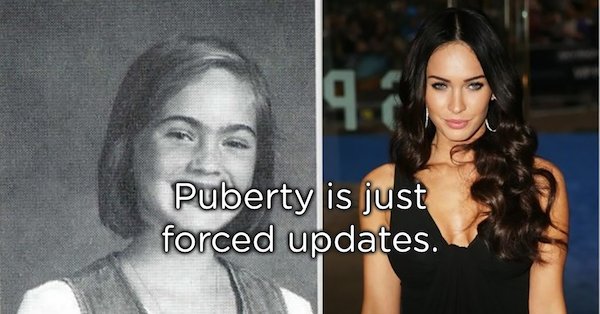 megan fox is ugly now - Puberty is just forced updates.