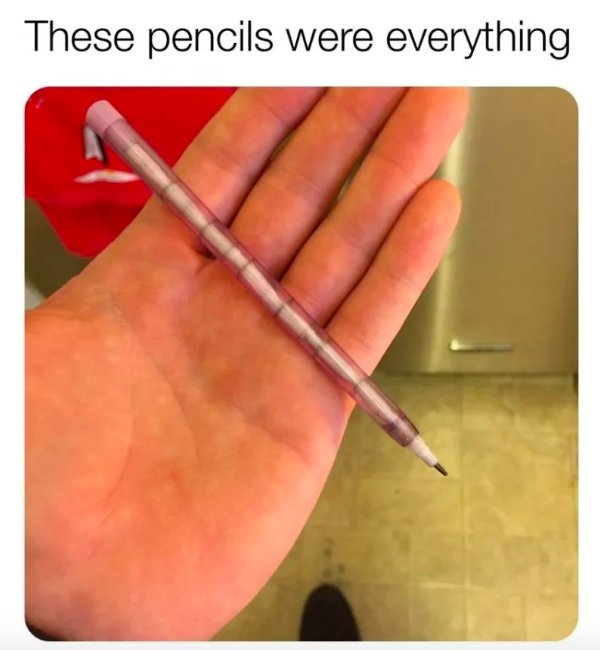 old childhood memories - These pencils were everything