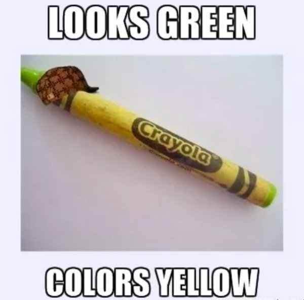 Looks Green Crayola Colors Yellow