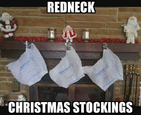 redneck stockings - Redneck mart Walmart Christmas Stockings