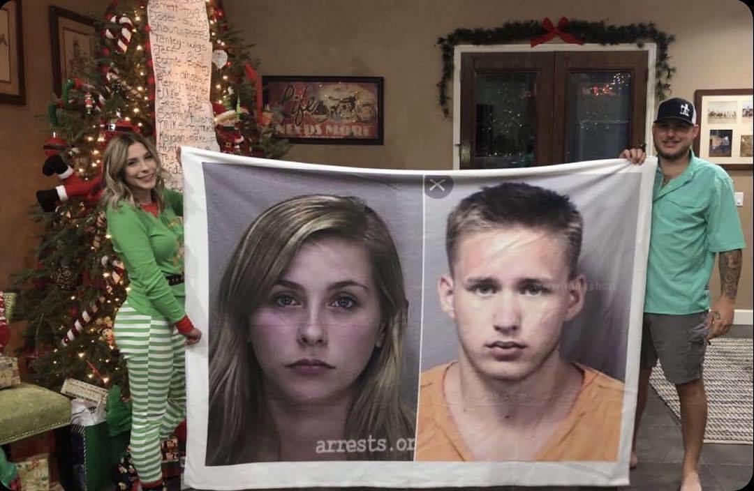 mugshot blanket meme - Shaun Du arrests.or