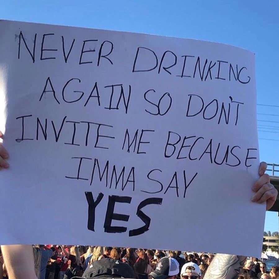 never drinking again so don t invite me cause imma say yes - Never Drinking Again So Dont Invite Me Because Imma Say Yes