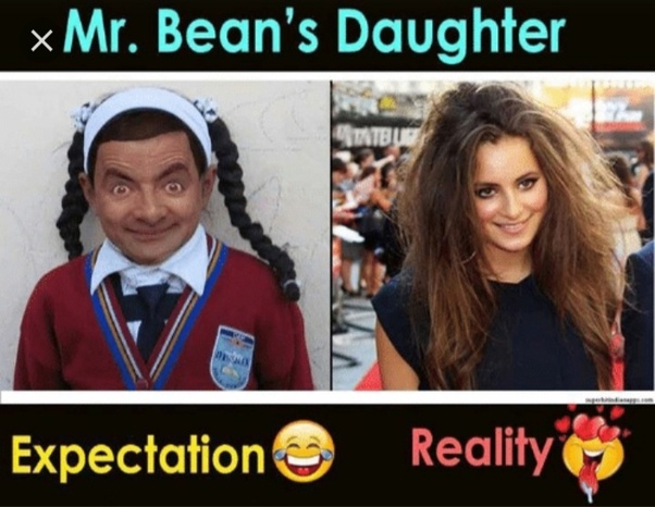 mr bean funny - ~ Mr. Bean's Daughter Expectation Reality
