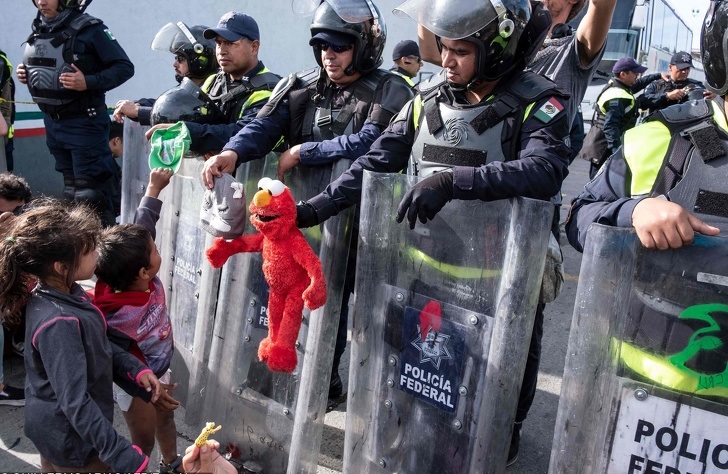 Mexican police try a different approach to migrant children.