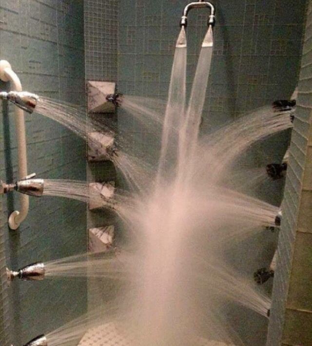 lazy shower