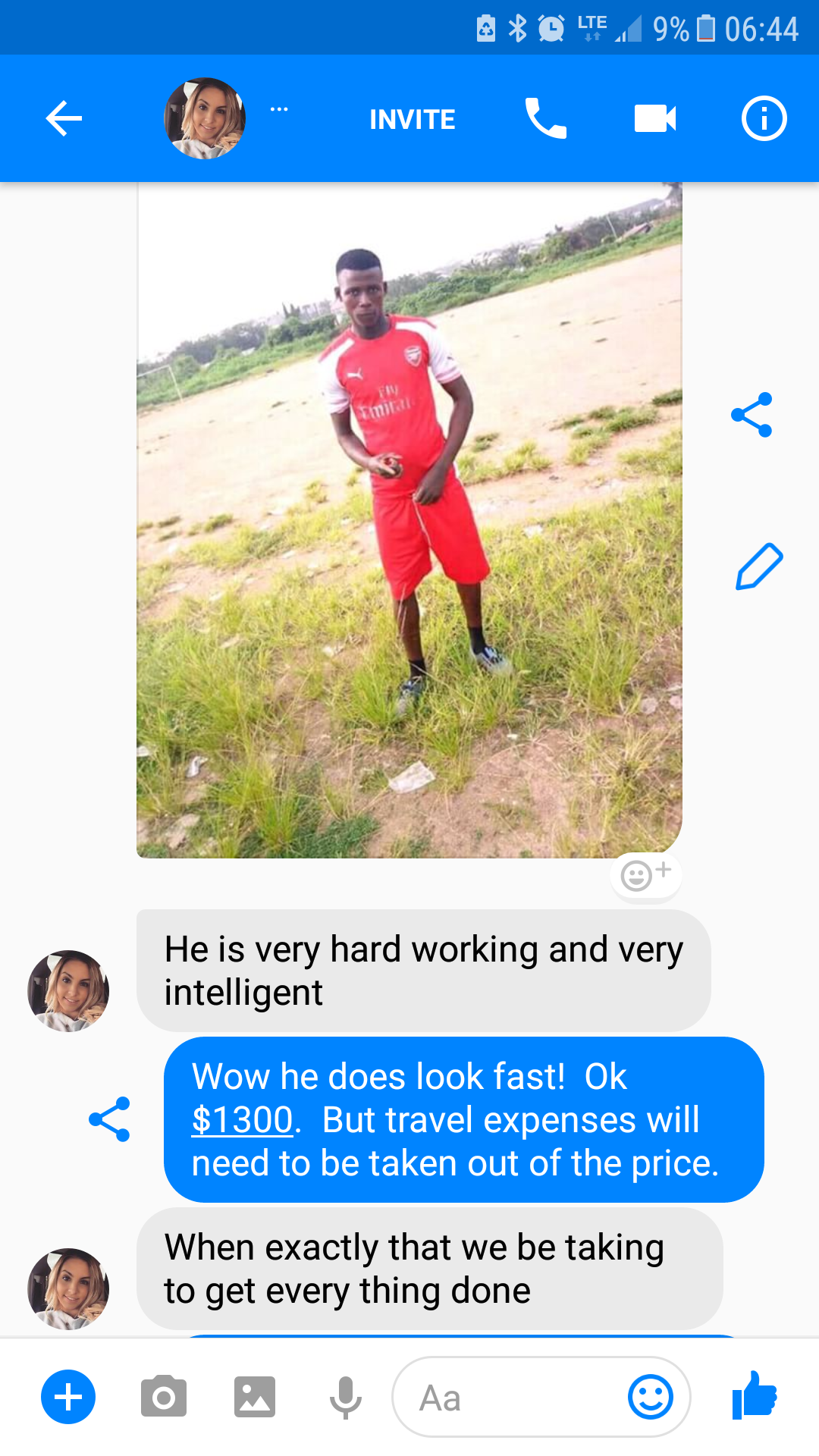 water - @ 9 % Invite O He is very hard working and very intelligent Wow he does look fast! Ok $1300. But travel expenses will need to be taken out of the price, When exactly that we be taking to get every thing done