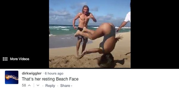 bikini - !!! More Videos dirkwiggler 6 hours ago That's her resting Beach Face 58