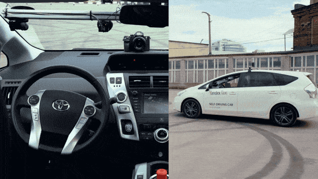 self driving taxi - Yandex laki Se Forving Car