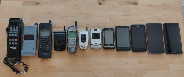 evolution of phones