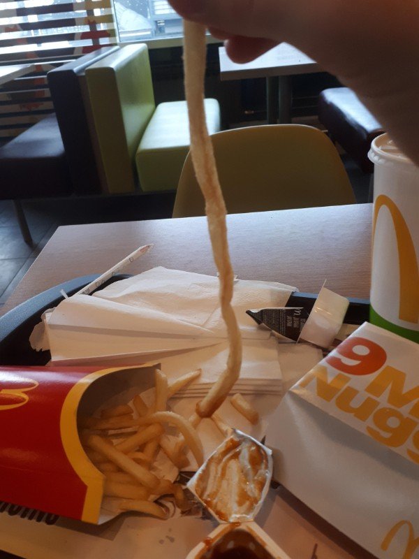 super long french fries