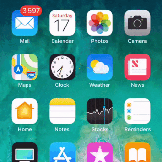 “I learned that the clock app icon on my iPhone is a working clock.”