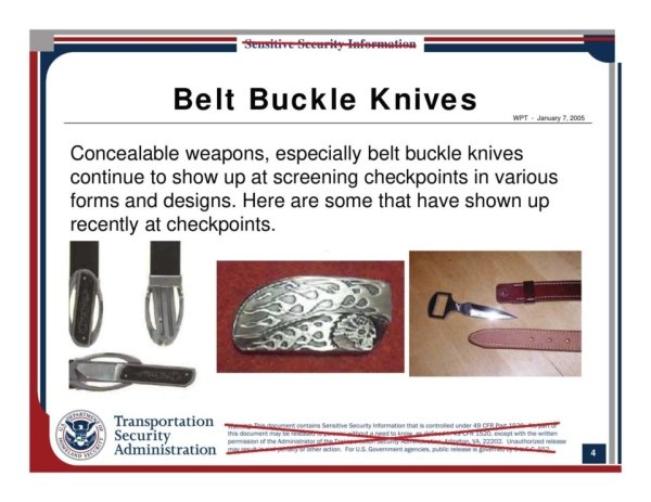 15 things the TSA is being trained to look out for