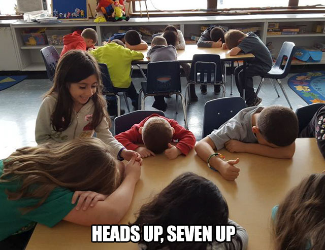 heads up 7 up - Heads Up, Seven Up