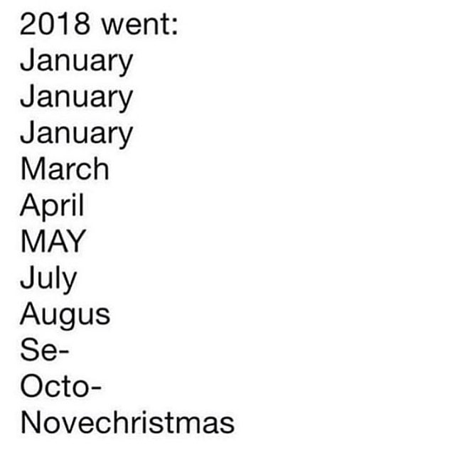 angle - 2018 went January January January March April May July Augus Se Octo Novechristmas