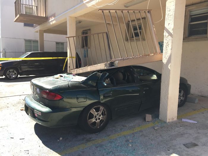 My Car Got Crushed By A Balcony