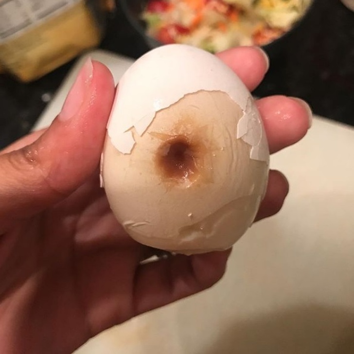 “I can’t possibly ruin a hard-boiled egg”, he says. Are you sure about that?