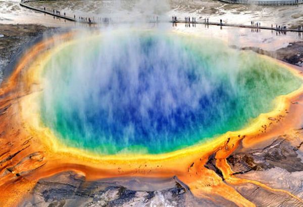 The Yellowstone Supervolcano.
While the odds of this eruption are very minuscule, the potential is there. The effects, would be devastating with a layer of ash that could spread for 1,000 miles and kill 90,000 people instantly.

The last time the Supervolcano erupted was 174,000 years ago, and it took out 2/3rds of the US.