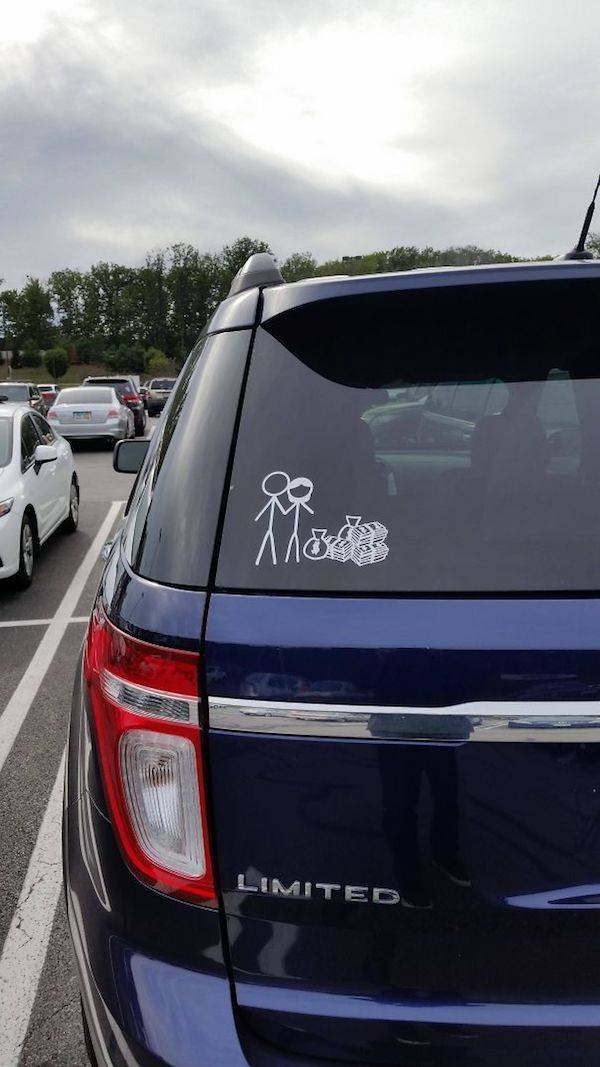 31 funny car stickers