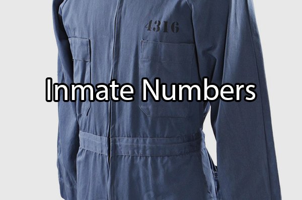 Each prisoner had their registry number stenciled on their shirts and overalls, and it became a way of distinguishing the old timers from the newbies. Those with 4-digit numbers were newbies, while those with the low numbers were veterans such as Al Capone who arrived in 1934 and was known as number 85.