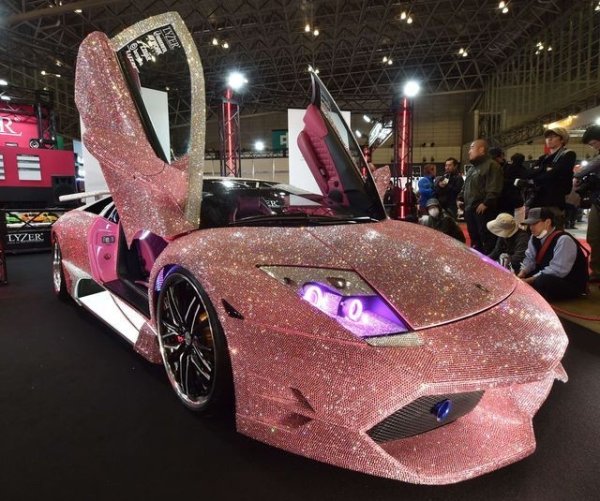 pink glitter ferrari - Lyzer