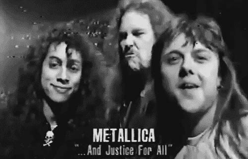 james hetfield smile gif - Metallica And Justice For Alla