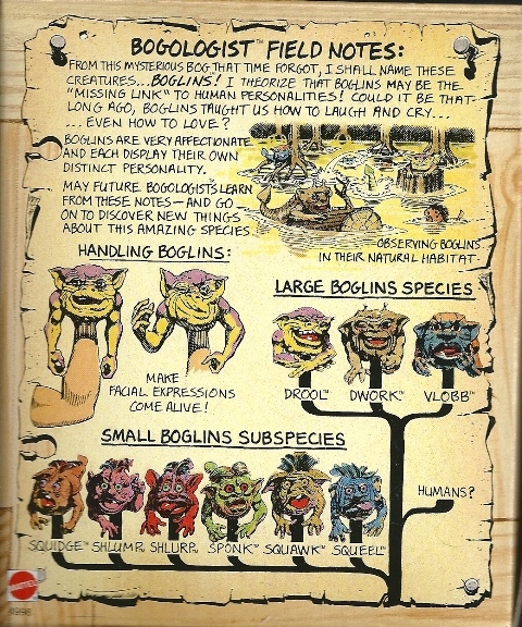 boglins puppets - Vate Bogologist Field Notes From This Mysterious Bog That Time Forgot, I Shall Name These Creatures...Boglins! I Theorize That Boglins May Be The "Missing Link To Human Personalities! Could It Be That Long Ago, Boglins Taught Us How To L
