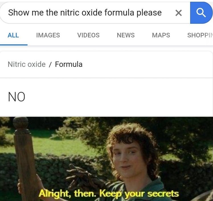 show me the nitric oxide formula please - Show me the nitric oxide formula please X All Images Videos News Maps Shoppin Nitric oxide Formula No Alright, then. Keep your secrets