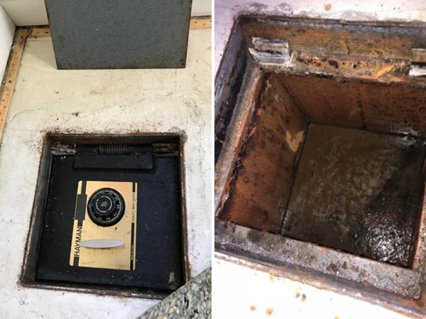 Just bought my first house and found a hidden safe when I was ripping out the old carpet